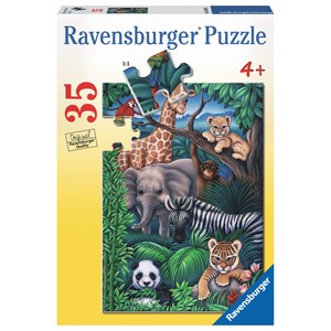 Ravensburger (08601) - "Animaux de la jungle" - 35 pièces