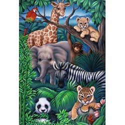 Ravensburger (08601) - "Animaux de la jungle" - 35 pièces