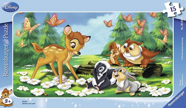 Ravensburger (06039) - "Bambi et ses amis" - 15 pièces