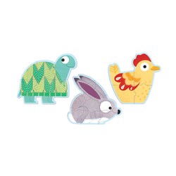 Djeco (07142) - "In the Fields" - 4 6 9 pièces