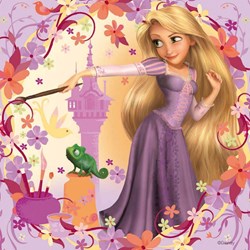 Ravensburger (09298) - "Princesse Rapunzel and Flynn Rider" - 49 pièces