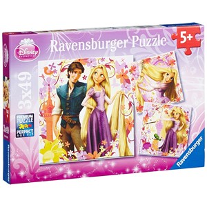 Ravensburger (09298) - "Princesse Rapunzel and Flynn Rider" - 49 pièces