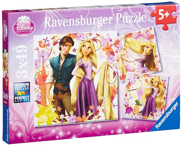 Ravensburger (09298) - "Princesse Rapunzel and Flynn Rider" - 49 pièces