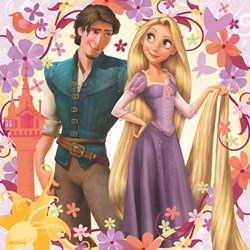 Ravensburger (09298) - "Princesse Rapunzel and Flynn Rider" - 49 pièces