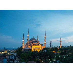 Grafika (00404) - "Mosquée Bleue, Turquie" - 300 pièces