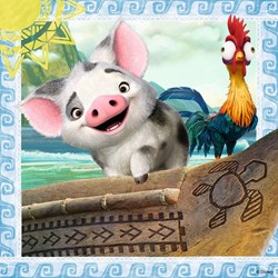 Ravensburger (21272) - "Vaiana + Memory" - 25 36 49 pièces