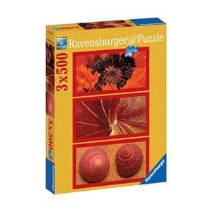 Ravensburger (16284) - "Natural Impressions in Red" - 500 pièces