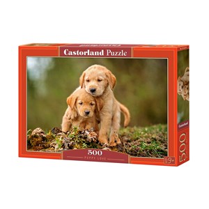 Castorland (B-52271) - "Puppy Love" - 500 pièces