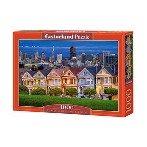 Castorland (C-103751) - "Painted Ladies, San Francisco" - 1000 pièces