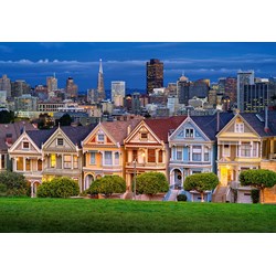 Castorland (C-103751) - "Painted Ladies, San Francisco" - 1000 pièces