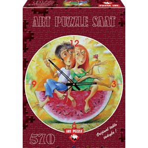Art Puzzle (4291) - "Je t'aime, un peu, beaucoup, passionément..." - 570 pièces