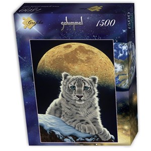 Grafika (T-00411) - Schim Schimmel, William Schimmel: "Moon Leopard" - 1500 pièces