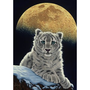 Grafika (T-00411) - Schim Schimmel, William Schimmel: "Moon Leopard" - 1500 pièces