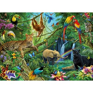 Ravensburger (12660) - "Animaux de la jungle" - 200 pièces