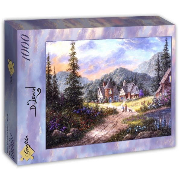 Grafika (T-00500) - Dennis Lewan: "Hills Of Bavaria" - 1000 pièces