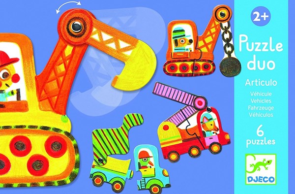 Djeco (08170) - "Duo, Articulo véhicule" - 2 pièces