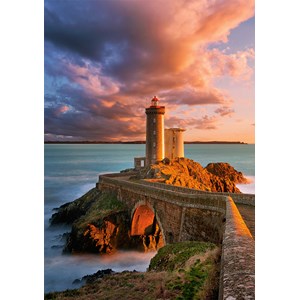 Castorland (B-52530) - "Phare de Petit Minou, France" - 500 pièces
