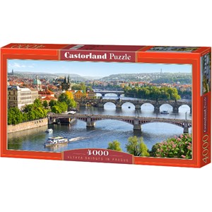 Castorland (C-400096) - "Pont Vltava, Prague" - 4000 pièces