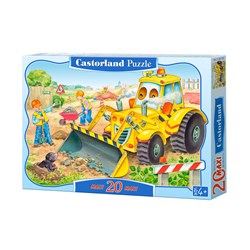 Castorland (C-02139) - "Bulldozer en action" - 20 pièces