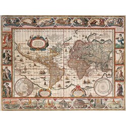 Ravensburger (16633) - "Ancient World Map" - 2000 pièces