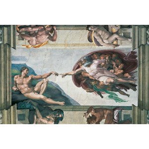 Ravensburger (17408) - Michelangelo: "La création d'Adam" - 5000 pièces