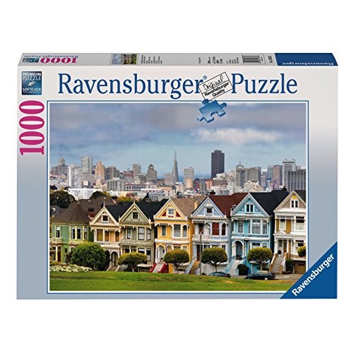 Ravensburger (19365) - "Painted Ladies, San Francisco" - 1000 pièces