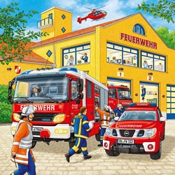 Ravensburger (09401) - "Les pompiers au travail" - 49 pièces