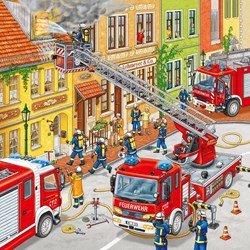 Ravensburger (09401) - "Les pompiers au travail" - 49 pièces
