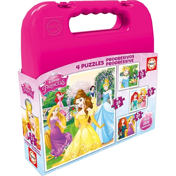 Educa (16508) - "Disney Princess" - 12 16 20 25 pièces