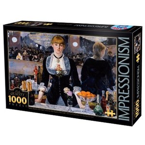 D-Toys (66961-IM01) - Edouard Manet: "Un bar aux Folies Bergères" - 1000 pièces