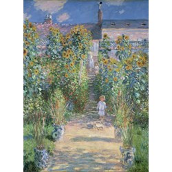 Grafika (01532) - Claude Monet: "Le Jardin de l'Artiste à Vétheuil, 1880" - 300 pièces