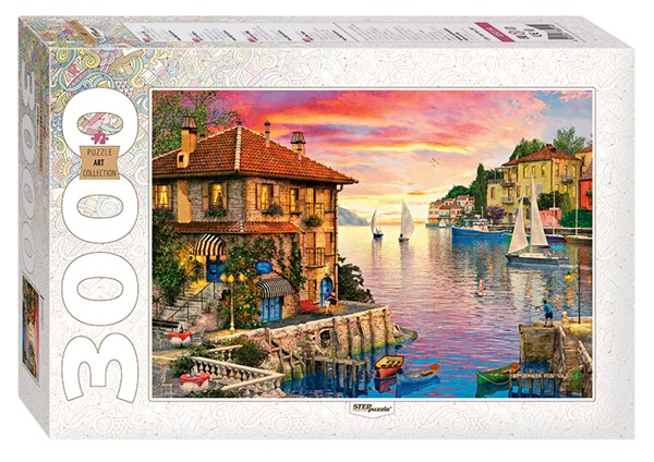 Step Puzzle (85014) - Dominic Davison: "Mediterranean Sea" - 3000 pièces