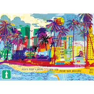 Heye (29802) - "I love Miami!" - 1000 pièces