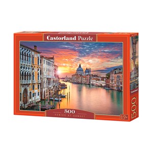 Castorland (B-52479) - "Venice at Sunset" - 500 pièces
