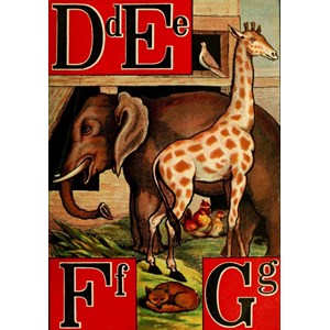 Grafika (00561) - "McLoughlin Bros: The Ark alphabet, 1868" - 1000 pièces