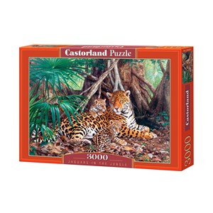 Castorland (C-300280) - "Jaguars dans la forêt" - 3000 pièces