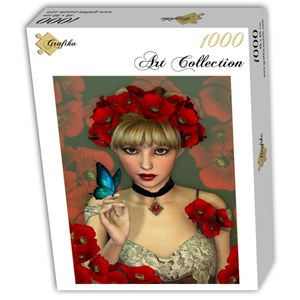 Grafika (T-00093) - "La Femme et le Papillon" - 1000 pièces