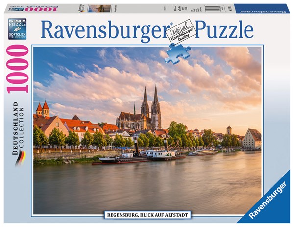 Ravensburger (19781) - "Regensburg, Blick auf die Altstadt" - 1000 pièces