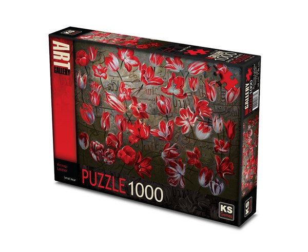 KS Games (11381) - "Red Tulips" - 1000 pièces