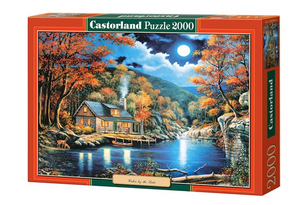 Castorland (C-200504) - "Cabin by the Lake" - 2000 pièces