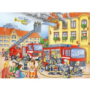Ravensburger (10822) - "Au feu les pompiers!" - 100 pièces