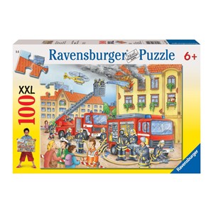 Ravensburger (10822) - "Au feu les pompiers!" - 100 pièces