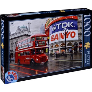 D-Toys (64301-NL01) - "Londres, Piccadilly Circus" - 1000 pièces