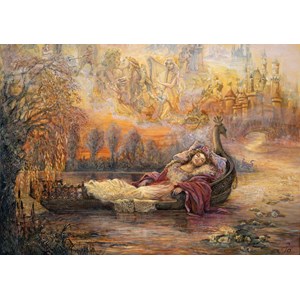 Grafika (T-00261) - Josephine Wall: "Dreams of Camelot" - 1500 pièces
