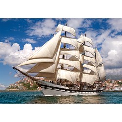 Castorland (B-52851) - "Tall Ship Leaving Harbour" - 500 pièces
