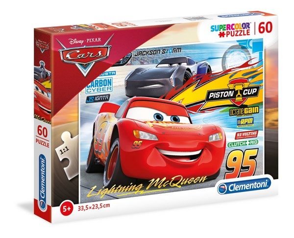 Clementoni (26973) - "Cars 3" - 60 pièces