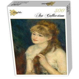 Grafika (01896) - Pierre-Auguste Renoir: "Young Woman Braiding Her Hair, 1876" - 300 pièces