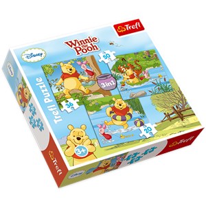 Trefl (34106) - "Winnie the Pooh" - 20 36 50 pièces