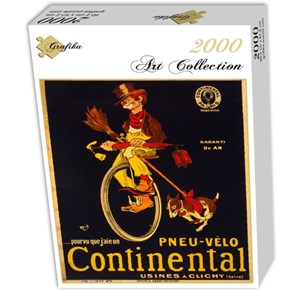 Grafika (00613) - "Affiche pour Les Pneus de Vélo Continental , 1900" - 2000 pièces