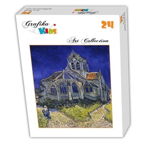 Grafika (00035) - Vincent van Gogh: "L'église d'Auvers-sur-Oise, 1890" - 24 pièces